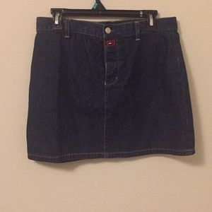Blue jean skirt